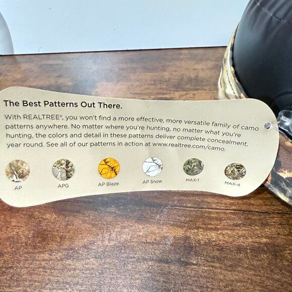 DRI Duck Realtree Max-5 Camo Visor Cap Strapback NWT - Picture 6 of 8